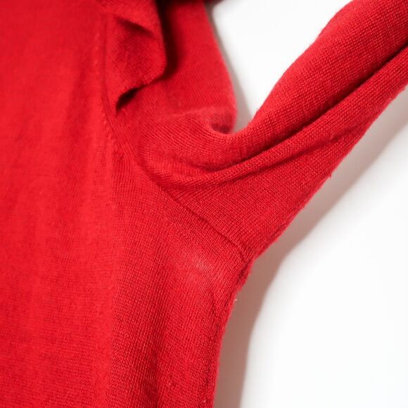 Anthropologie Moth Womens Sweater Size Small Red Wool Blend Long Sleeve - Picture 7 of 11
